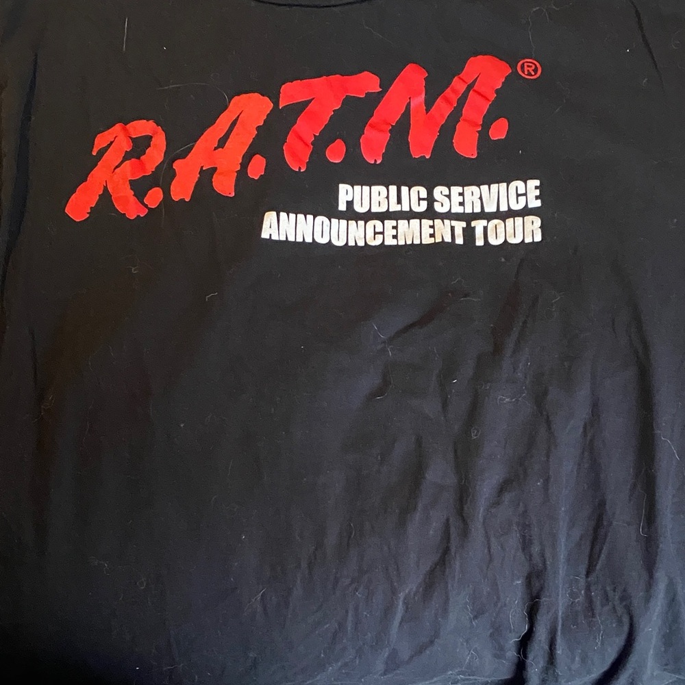 R.A.T.M. Public Service Announcement Tour T-Shirt